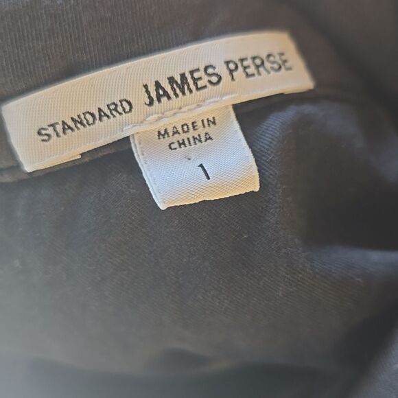 JAMES PERSE Women's Off Black Hooded Utility Jacket Size 1 / Small - Picture 4 of 15